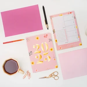 flower power to do list and mini journal